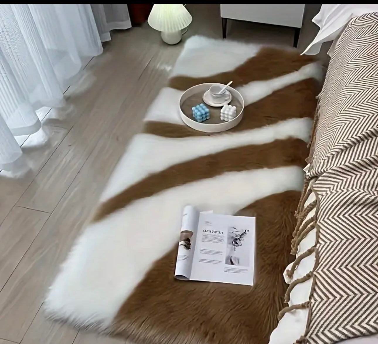 Fluffy Bedside Rug