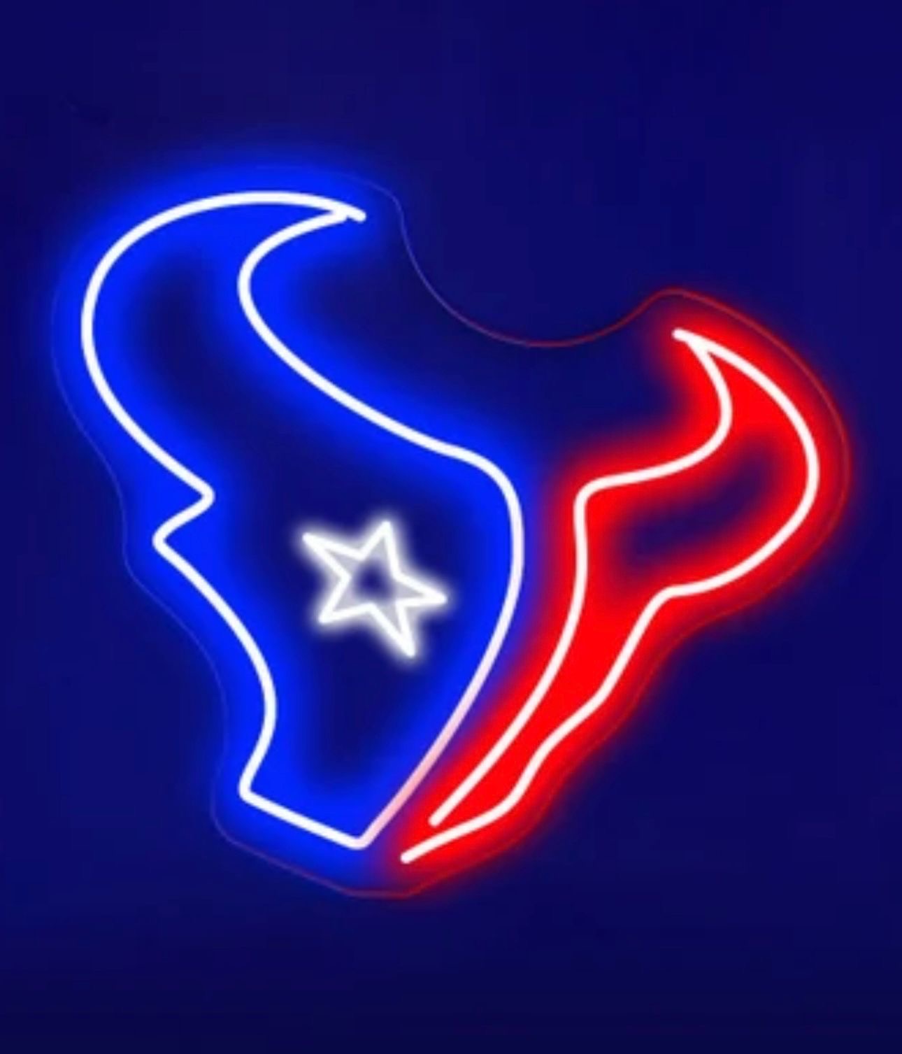 TEXANS NEON LED