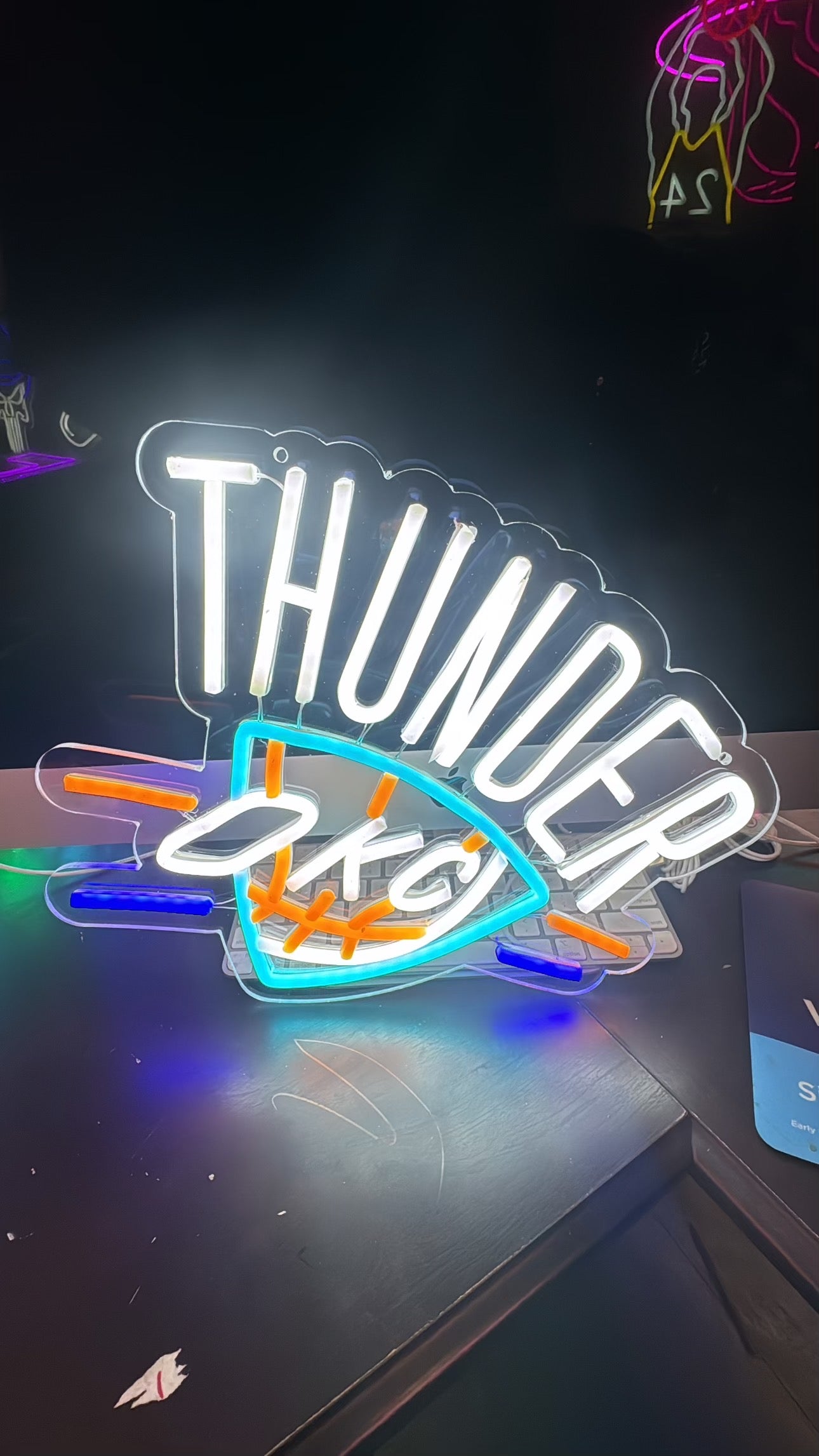 OKC Thunder Neon
