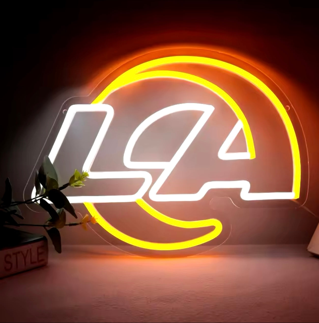 LA Rams Neon