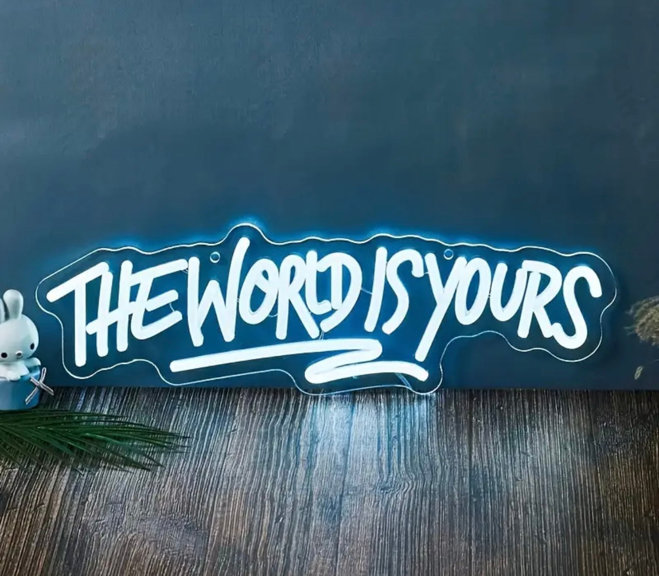 WORLD IS YOURS NEON LED