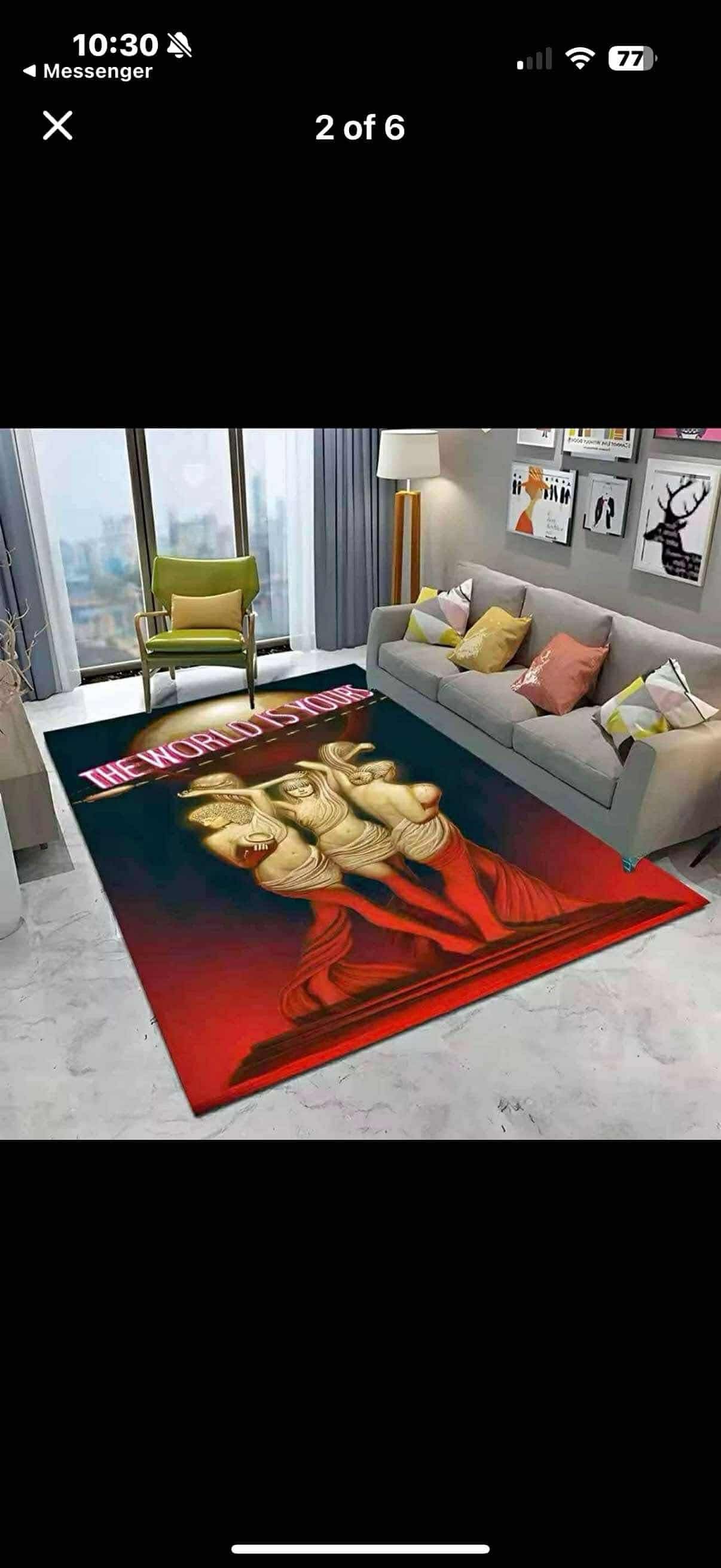 WORLD IS YOURS BABYLON RUG