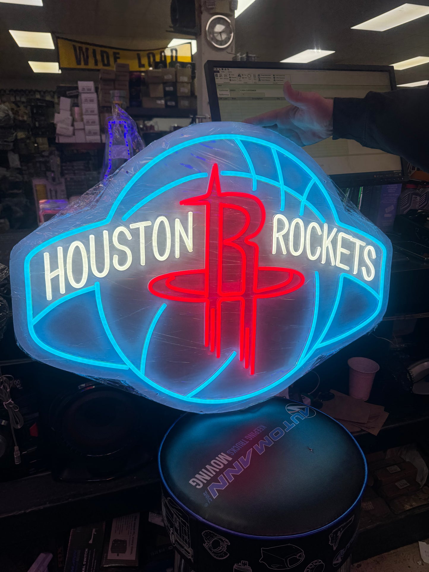 HOUSTON ROCKETS NEON