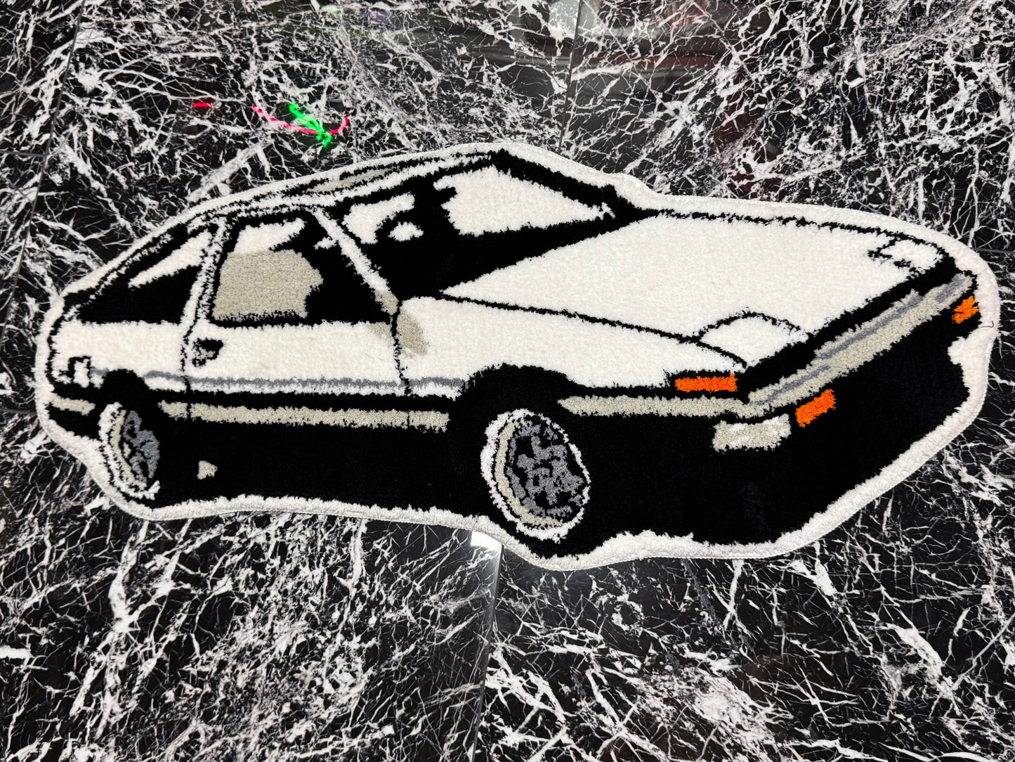 White Car Tufted