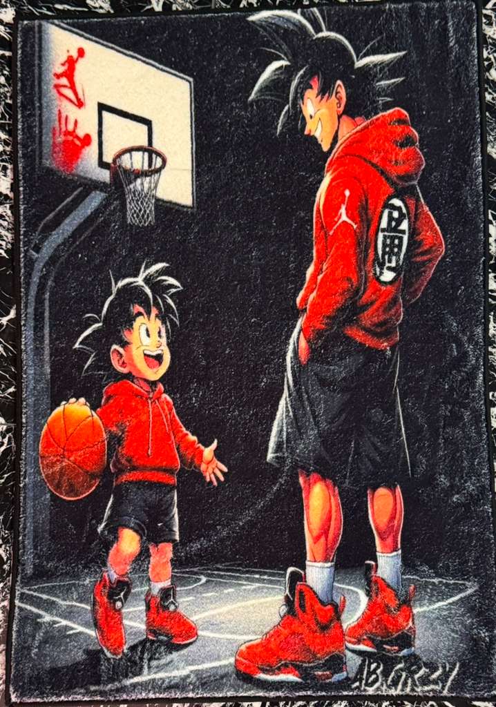 Goku x J Court Rug