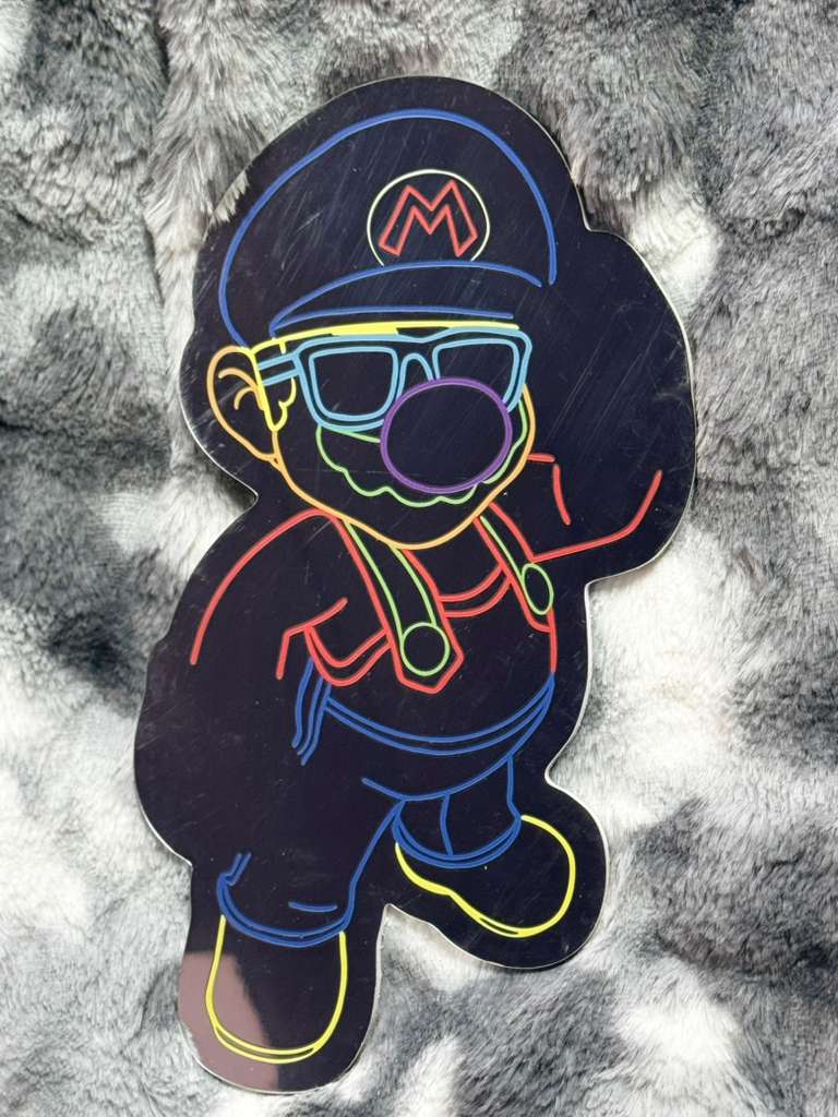 👨🏻🔧🍄 Mario Glow Mirror 🍄👨🏻🔧