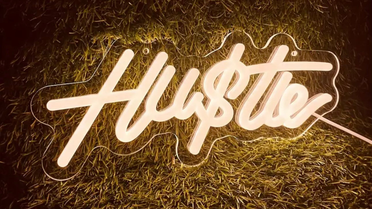 Hustle Sign