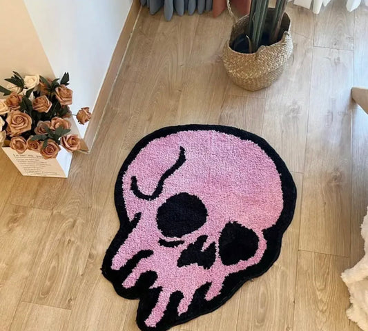 Pink Skull Rug