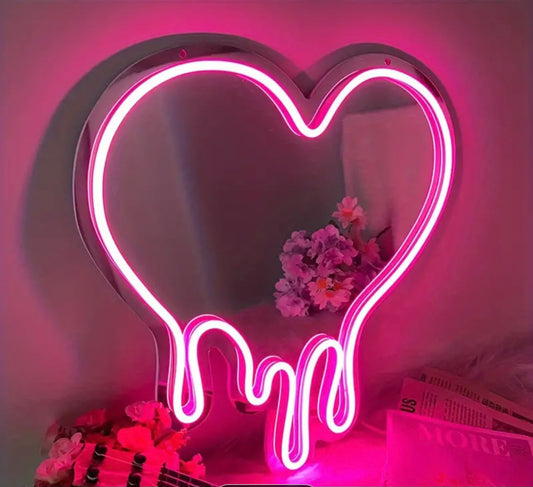 Drip Heart Mirror