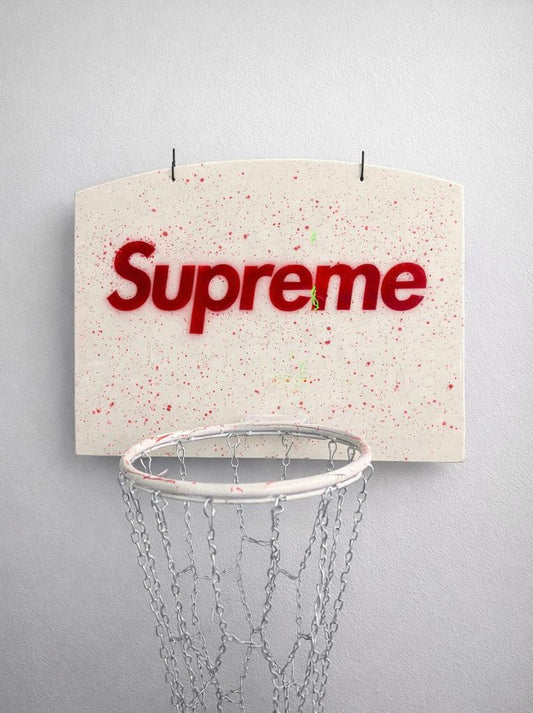 Sup Splatter Chain Hoop – White Edition