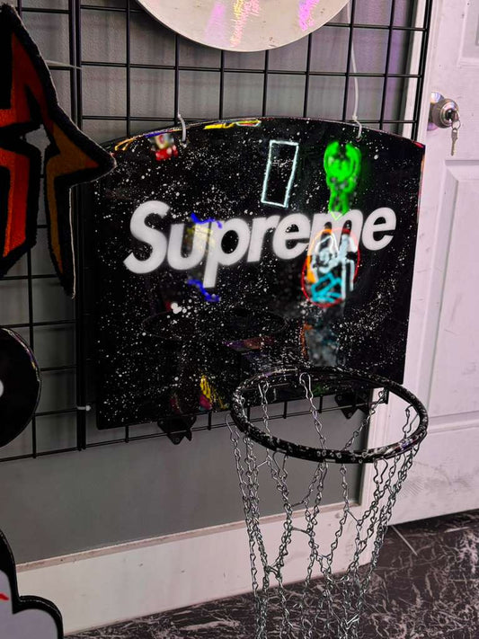Sup Splatter Chain Hoop – Blaack Edition