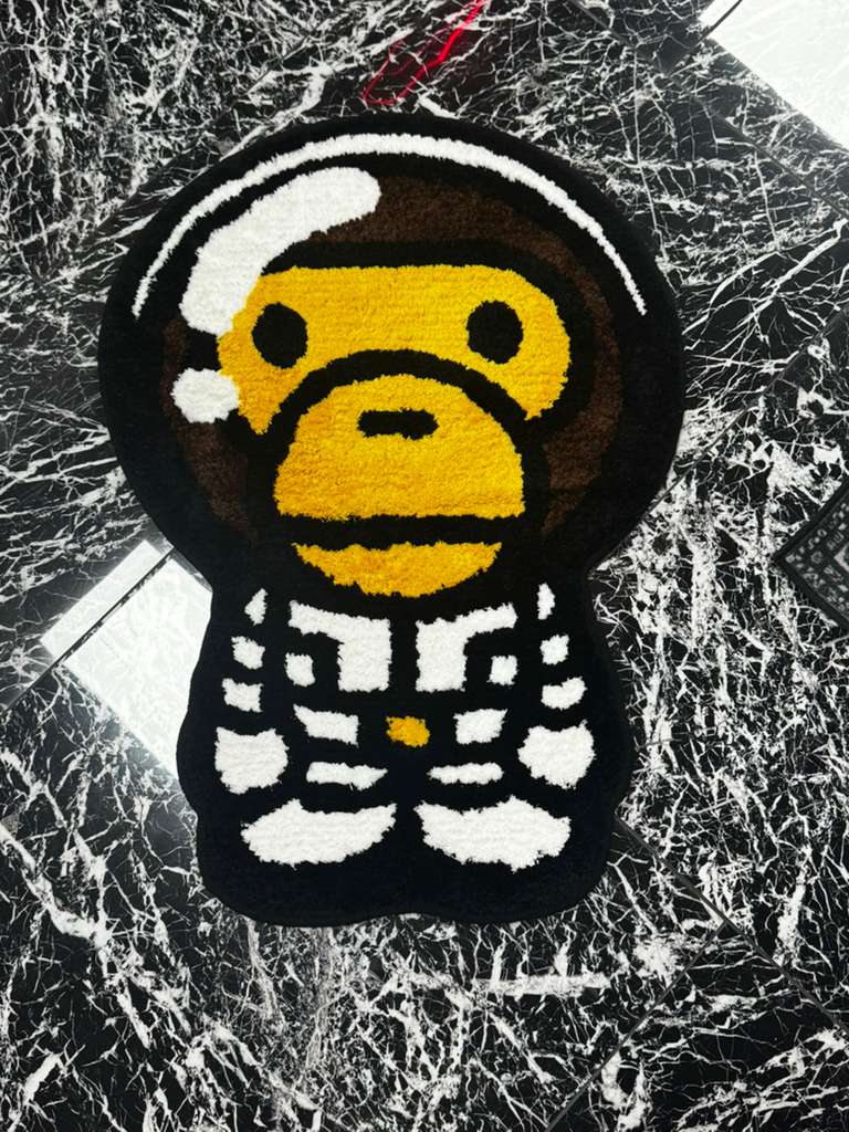 APE Baby Milo Astronaut Die-Cut Rug